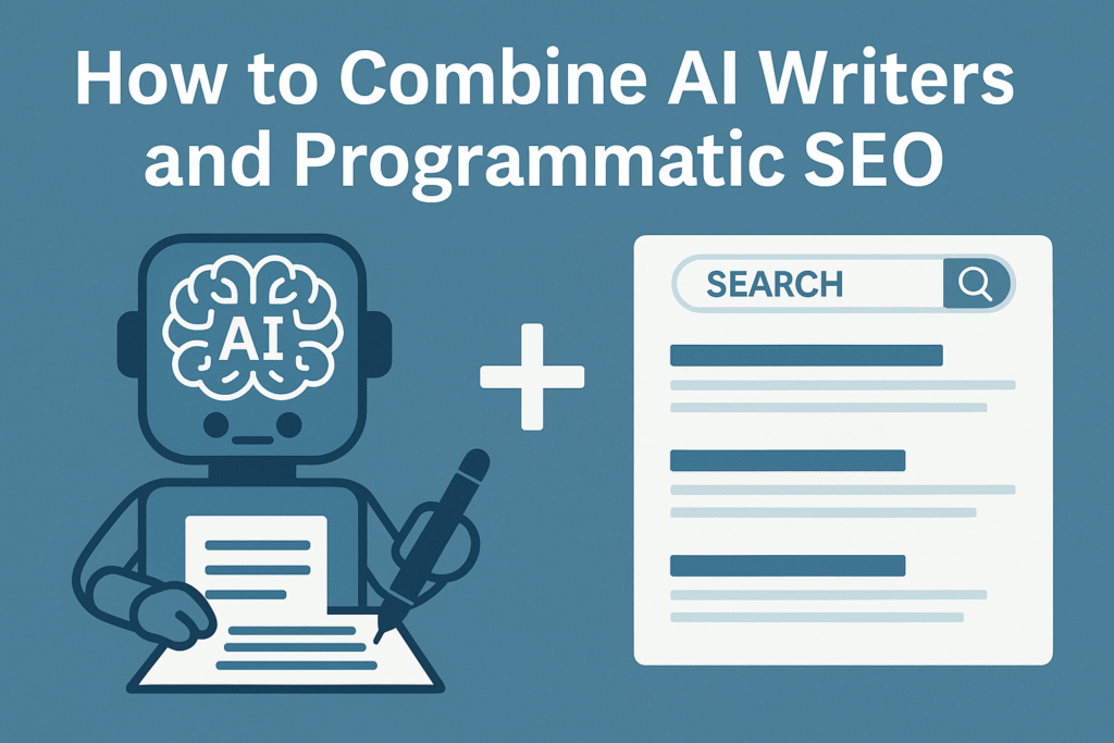 How to Combine AI Writers and Programmatic SEO