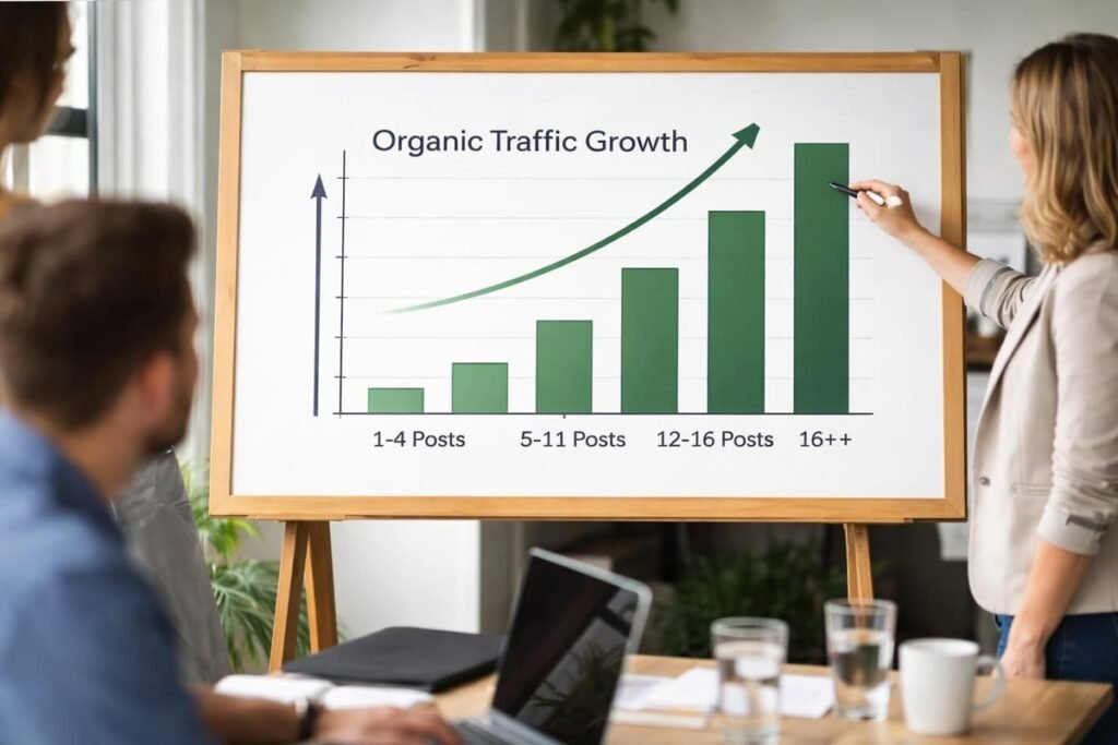 how many blog posts for seo