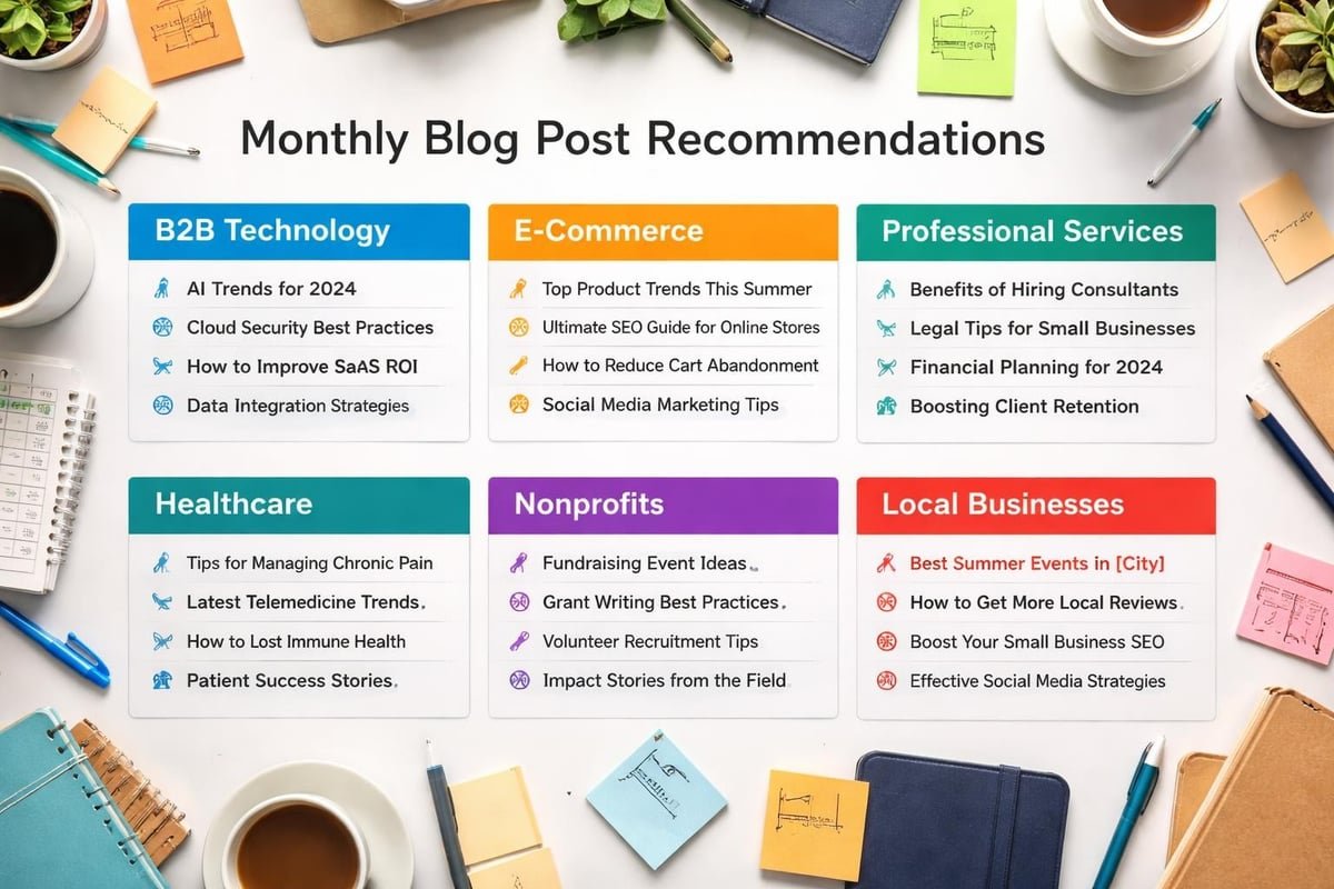 Industry blog frequency comparison