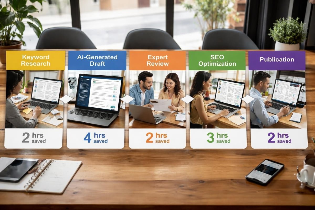 Hybrid content workflow