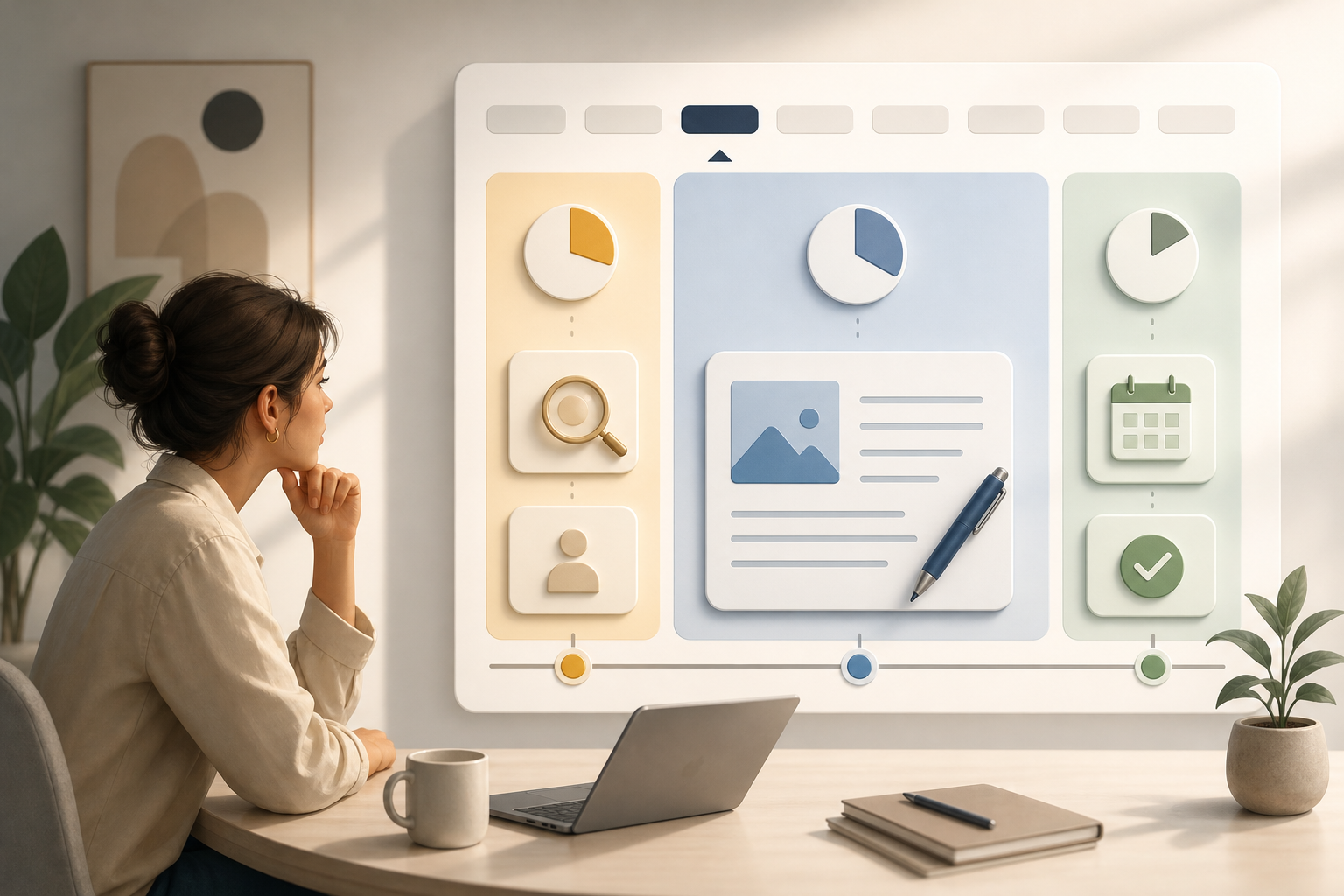A 60-minute weekly content planning workflow for founders.