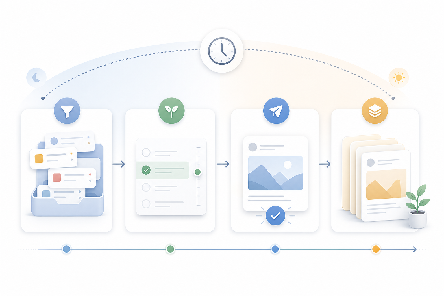 48-hour workflow for recovering after a missed posting schedule