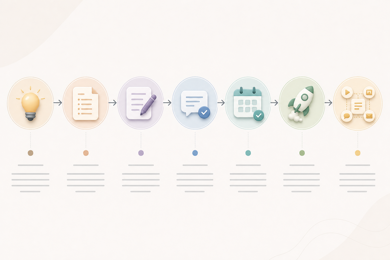 Founder content workflow from idea to repurposed post