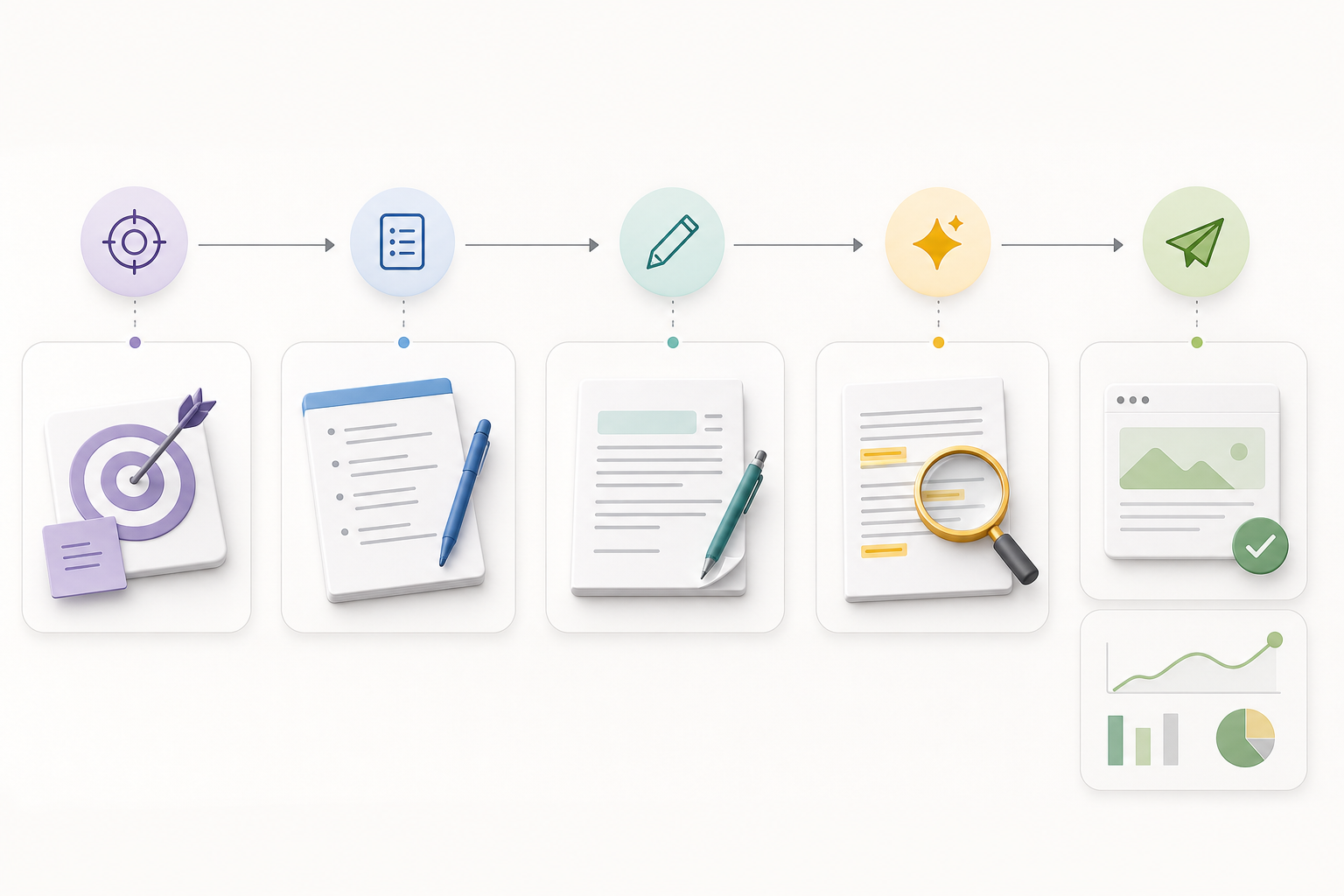 Weekly founder content workflow from topic selection to publication